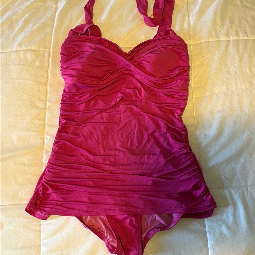 Jantzen Pink One Piece Swimsuit